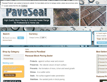 Tablet Screenshot of pavesealproducts.co.uk